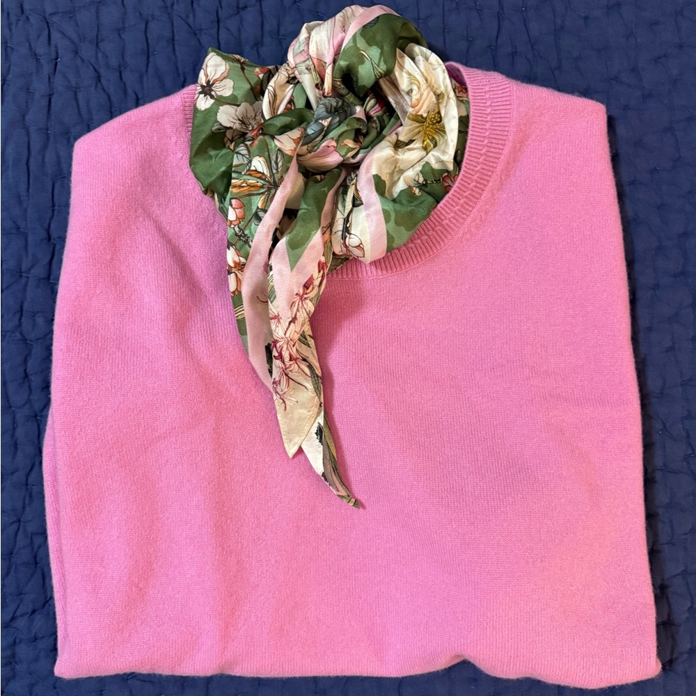 Boden Barbi-pink cashmere sweater-vest
